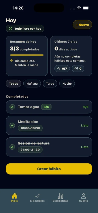 App Dayloop - Crea hábitos diarios, forma rachas y recibe notificaciones para cumplir tus metas