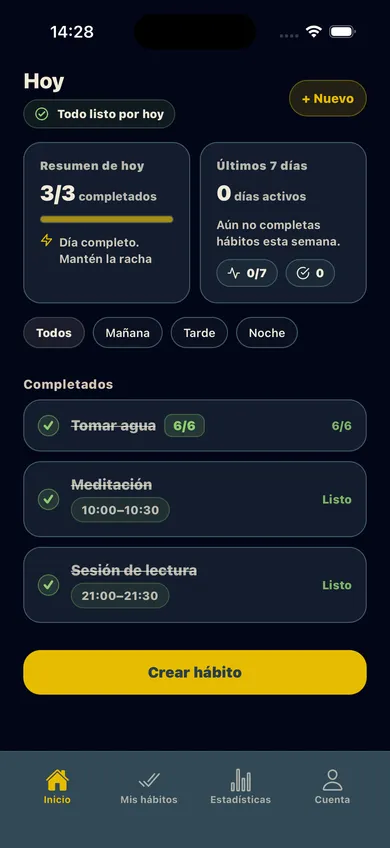 Captura de pantalla de la app Dayloop